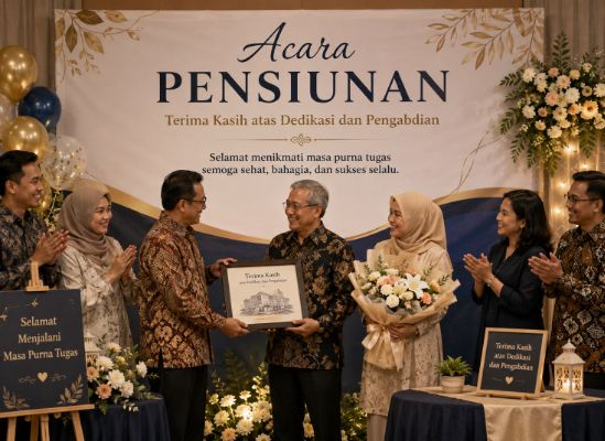 Ucapan acara pensiun rekan kerja